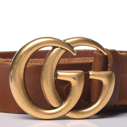 Gucci Faded Calfskin Double G 40mm Belt 75 30 Cuir 4 of 9