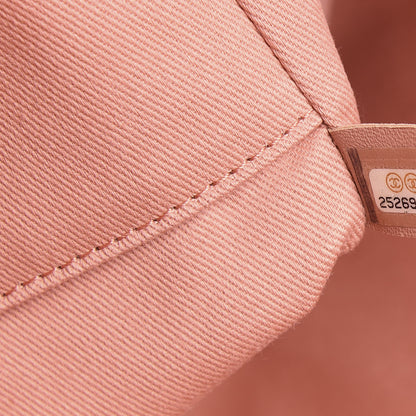 Chanel Canvas Deauville Small Tote Pink 7 of 9