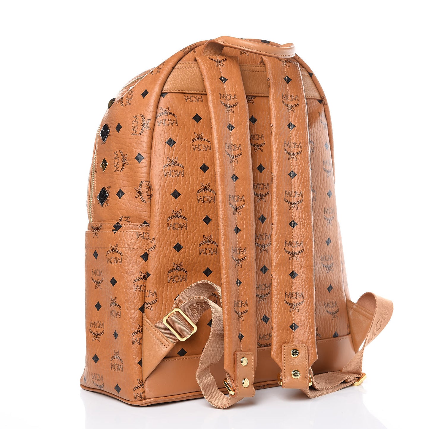 Visetos Studded Medium Stark M Backpack Cognac
