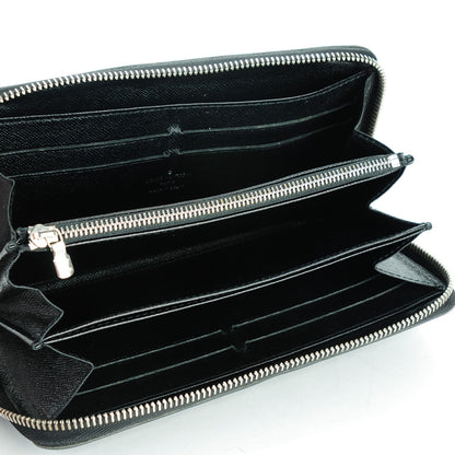 Louis Vuitton Epi Zippy Wallet Black 5 of 8
