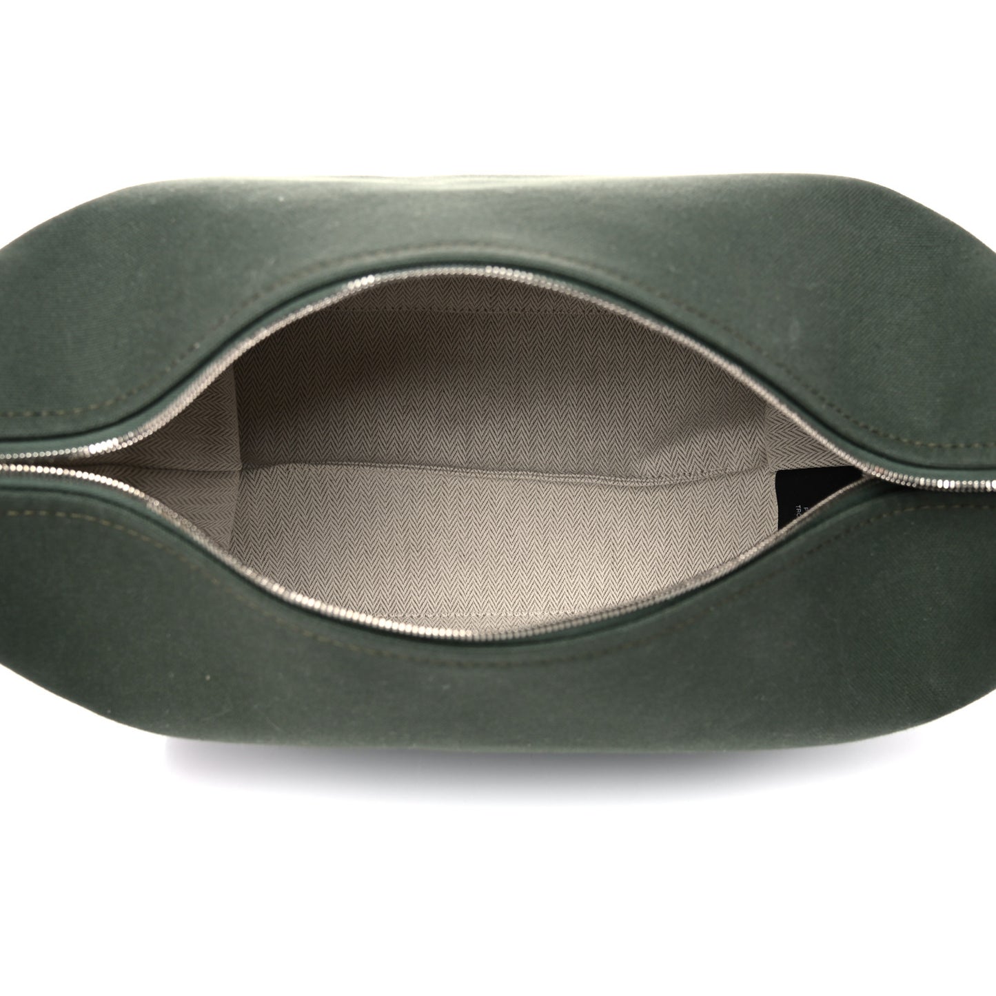 Canvas Large Bride-A-Brac Pouch Vert Foret