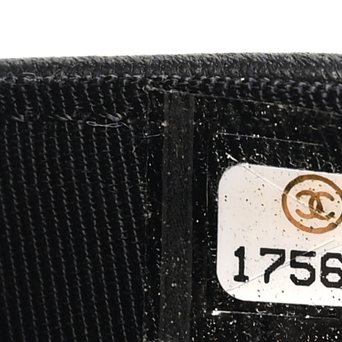 Lambskin Quilted Wallet On Chain WOC Black