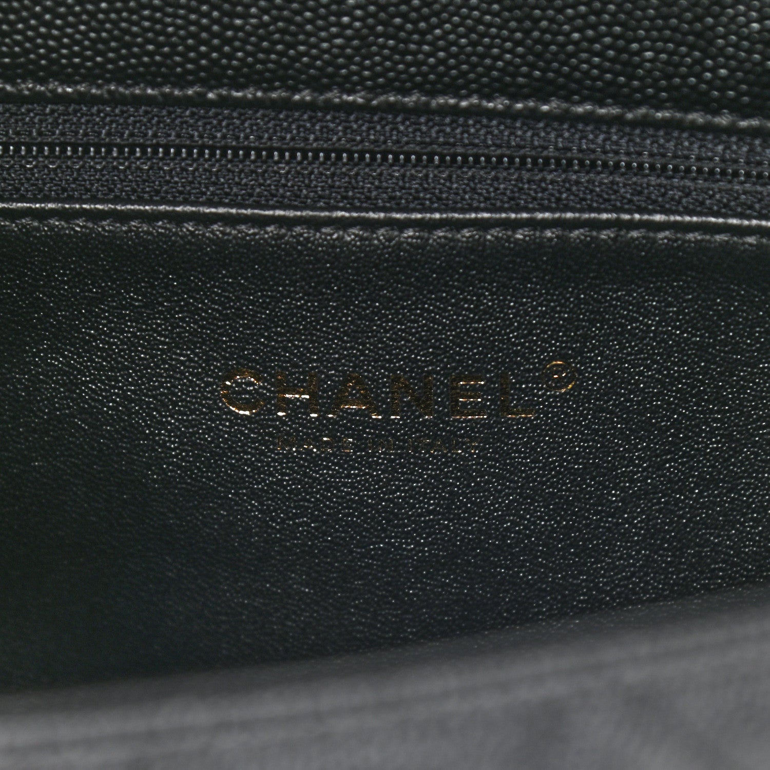 Chanel Caviar Lizard Quilted Small Coco Handle Flap Black 9 of 9