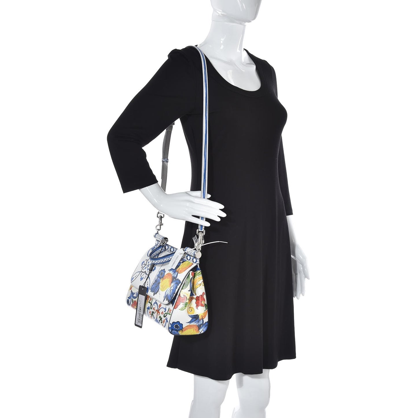 Dauphine Majolica Print Medium Miss Sicily Satchel Multicolor