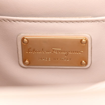 Salvatore Ferragamo Calfskin Medium Thalia Flap Shoulder Bag New Bisque 6 of 11