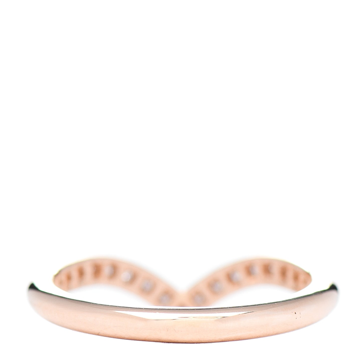 18K Rose Gold Diamond Soleste V Ring 48 4.5