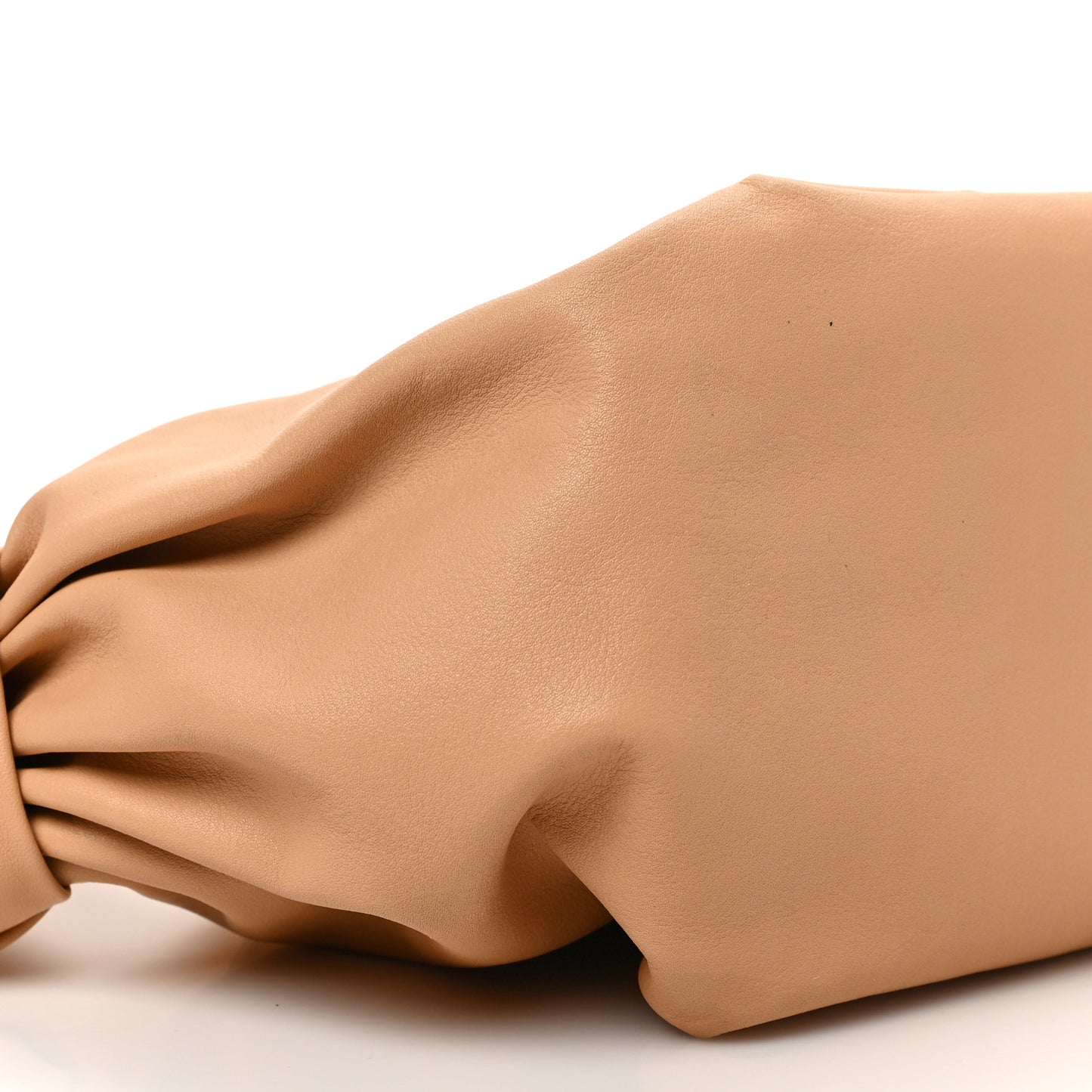 Calfskin Teen Double Knot Hobo Almond