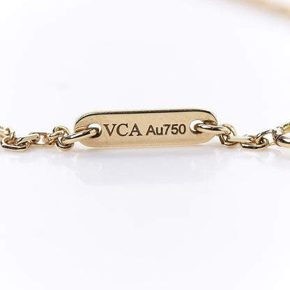 Van Cleef & Arpels 18K Yellow Gold Mother of Pearl Sweet Alhambra Bracelet 5 of 6
