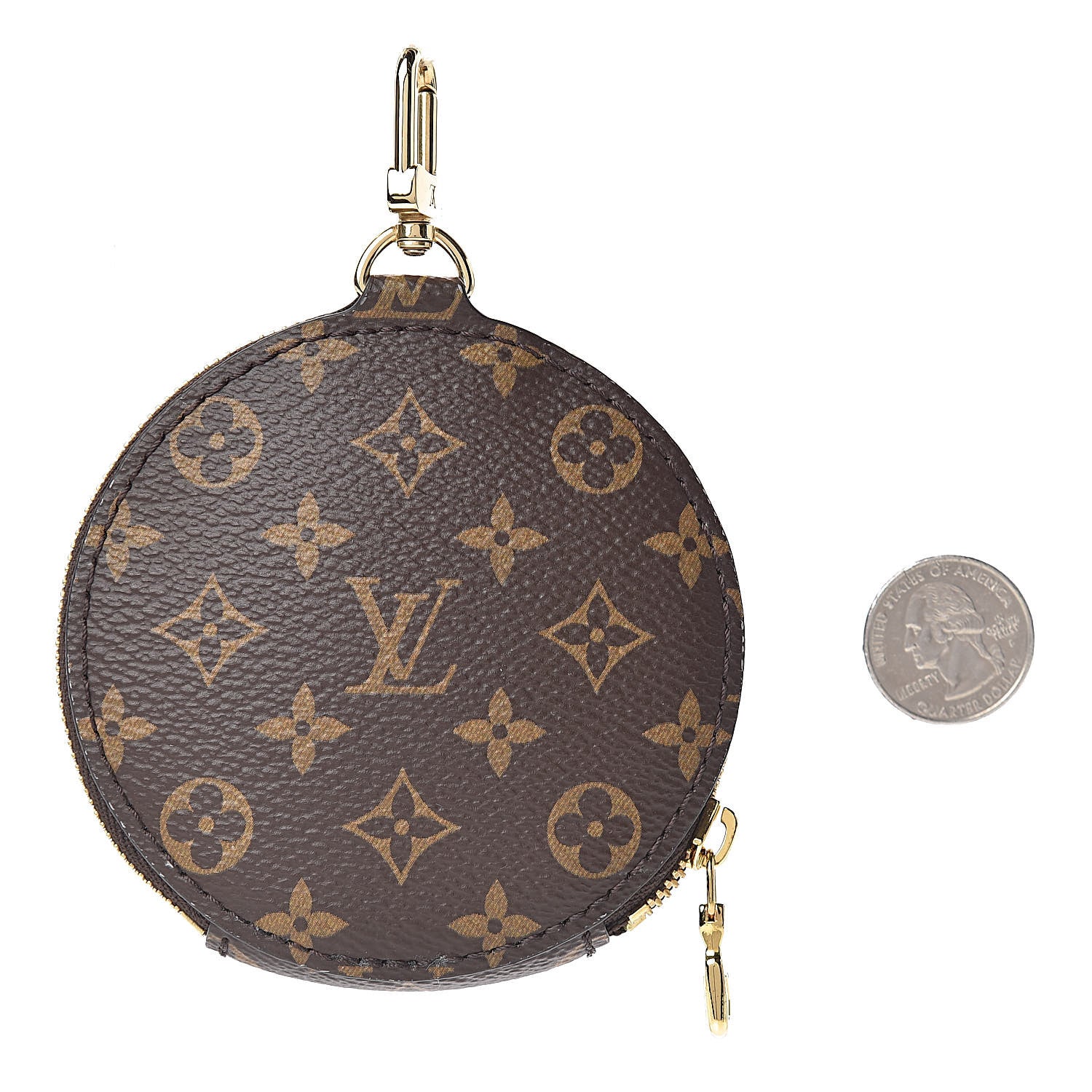 Louis Vuitton Monogram Multi Pochette Accessories Round Coin Purse 2 of 5