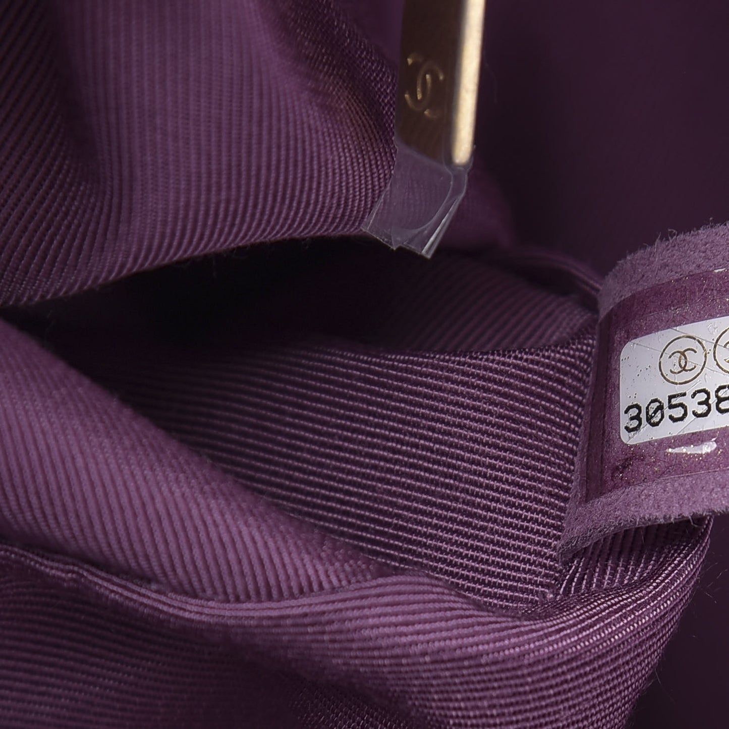 Goatskin Quilted Medium 19 Flap Violet Purple