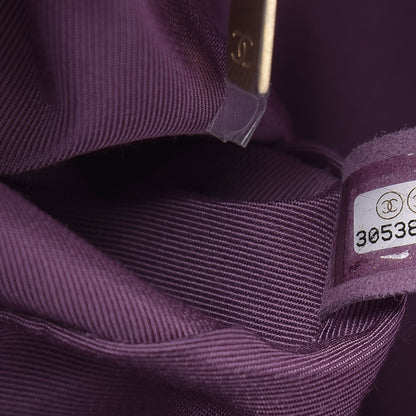 Chanel Goatskin Quilted Medium 19 Flap Violet Purple 9 of 11