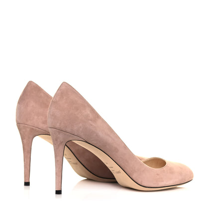 Jimmy Choo Suede Bridget 85 Pumps 41.5 Ballet Pink 4 of 8