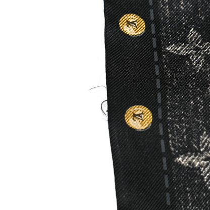 Louis Vuitton Silk Monogram Denim Bandeau Black 4 of 4