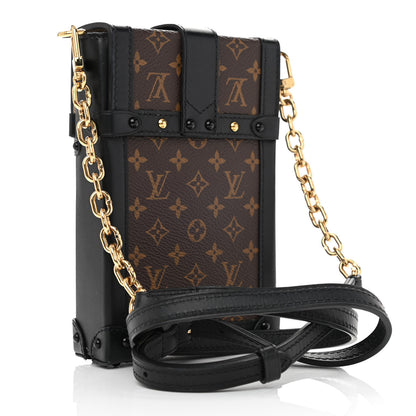 Louis Vuitton Monogram Pochette Trunk Verticale Black 3 of 7