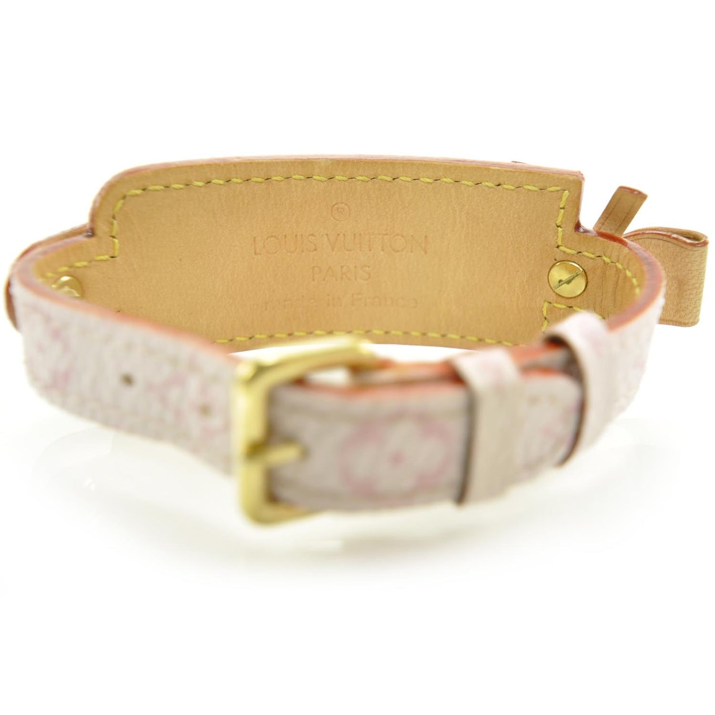 Monogram Cherry Blossom Address Wish Bracelet Pink