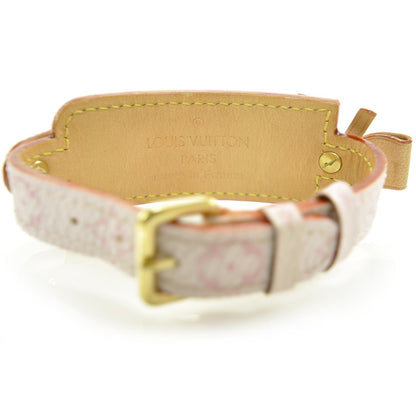 Louis Vuitton Monogram Cherry Blossom Address Wish Bracelet Pink 5 of 6