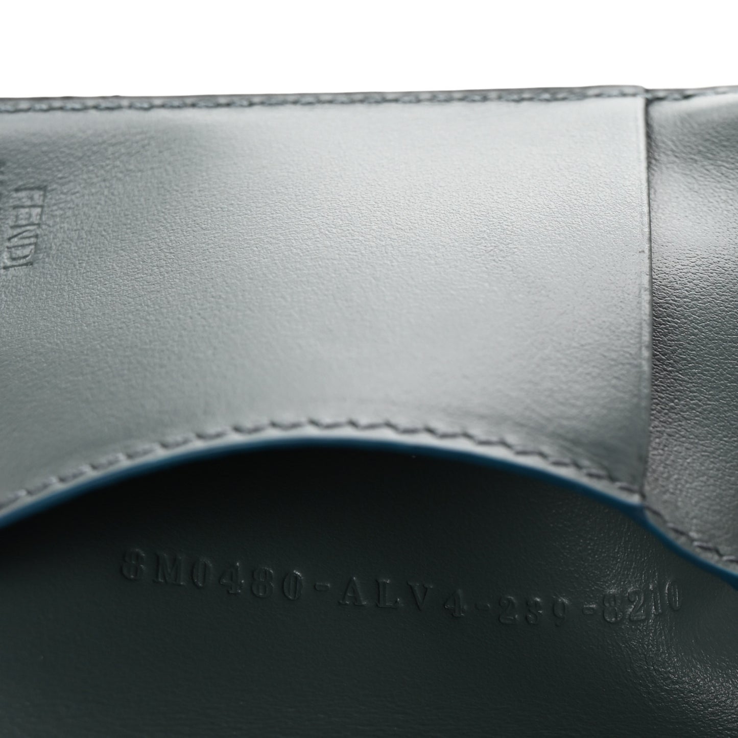 Vitello King Cruise FF Diamonds Mini Tri-Fold Envelope Wallet Pink Vert Inglese Malachite