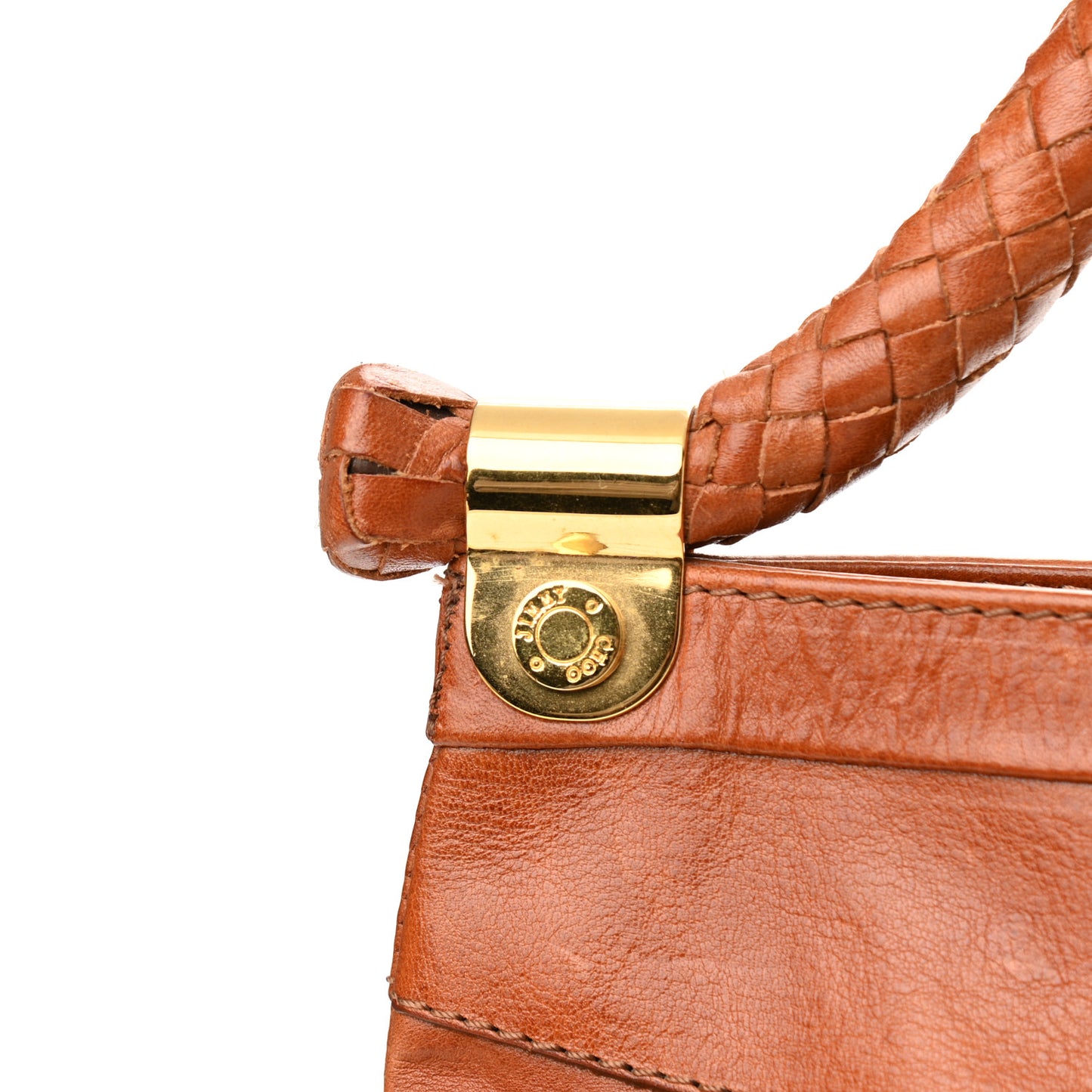 Calfskin Ruby Hobo Cognac