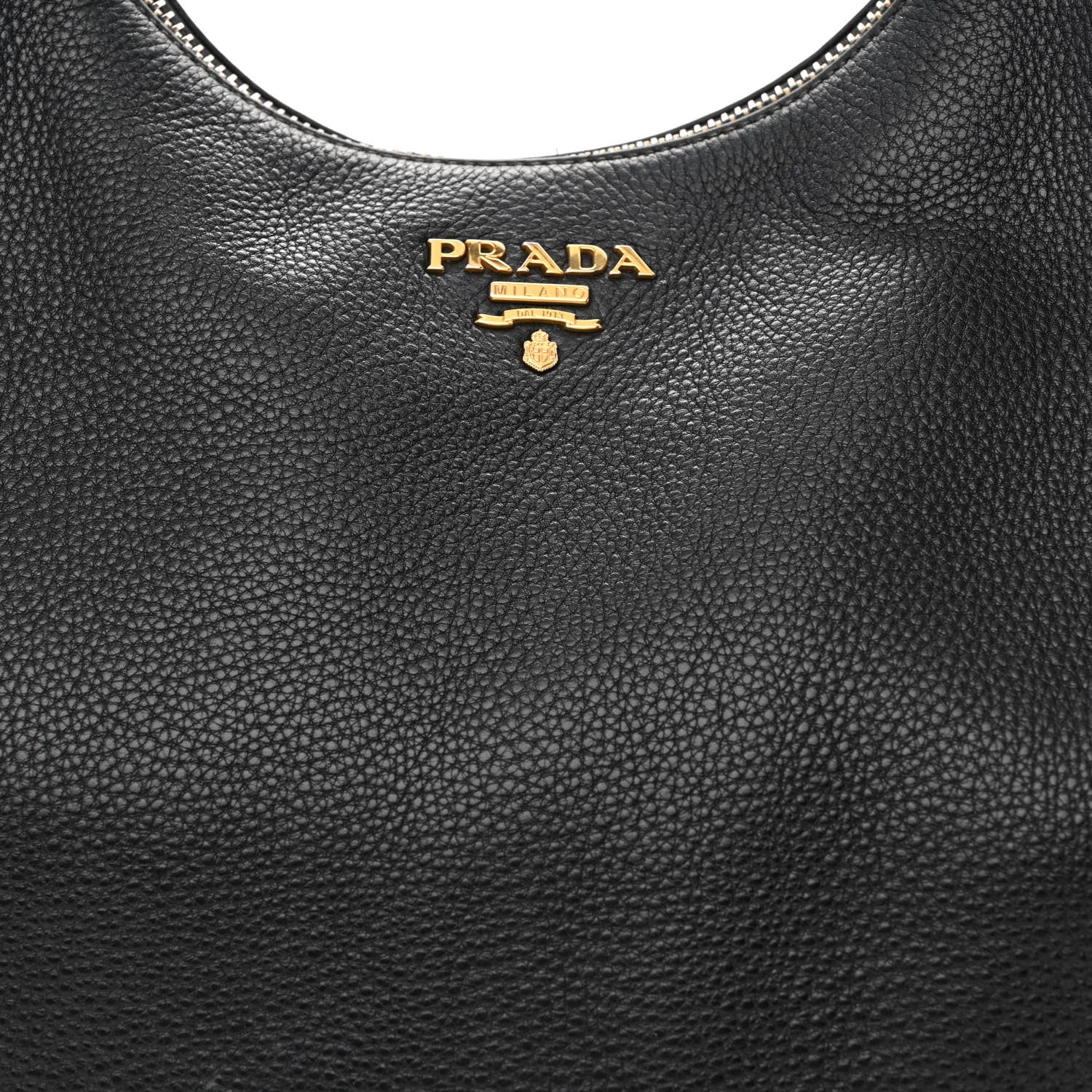 Prada Vitello Daino Hobo Black 9 of 18