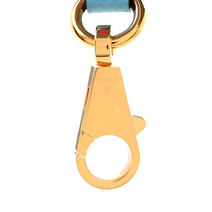 Hermes Epsom 40mm Hexagone Tressage Shoulder Strap Bleu De Nord Rouge De Coeur Gold 5 of 6