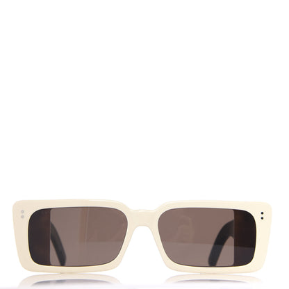 Gucci Acetate Rectangular Flap GG0543S Sunglasses White Black 3 of 8