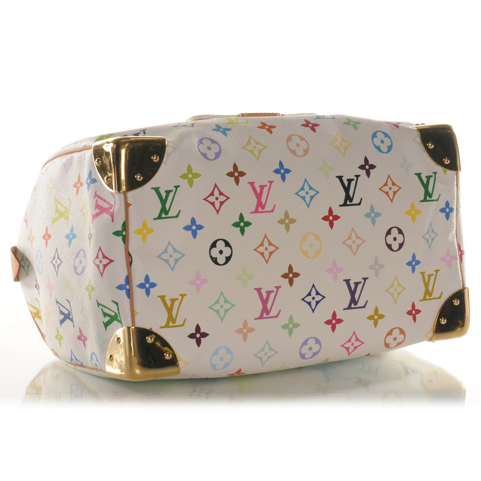 Louis Vuitton Monogram Multicolor Speedy 30 White 4 of 9