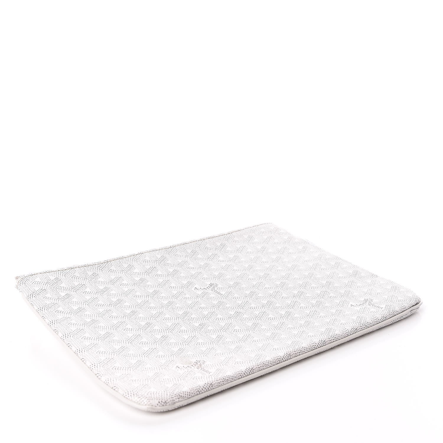 Goyard Goyardine Senat Pochette MM White 4 of 7