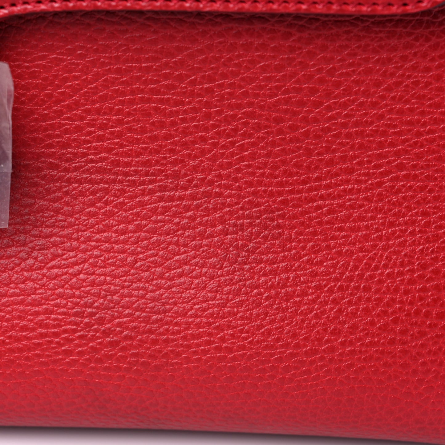 Dollar Calfskin Medium Interlocking G Top Handle Shoulder Bag Red