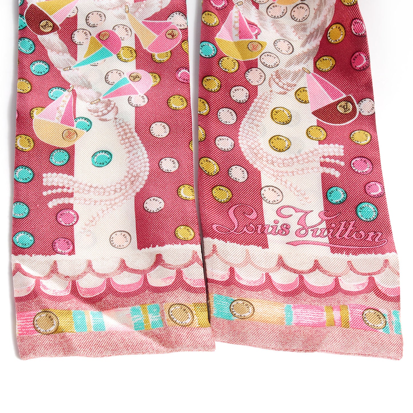 Silk Escale Bandeau Pink