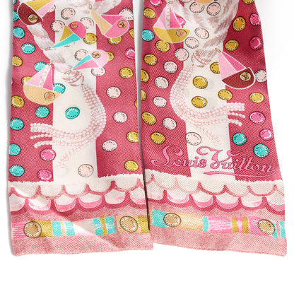 Louis Vuitton Silk Escale Bandeau Pink 3 of 5