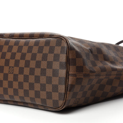 Louis Vuitton Damier Ebene Neo Neverfull MM Rose Ballerine 7 of 14