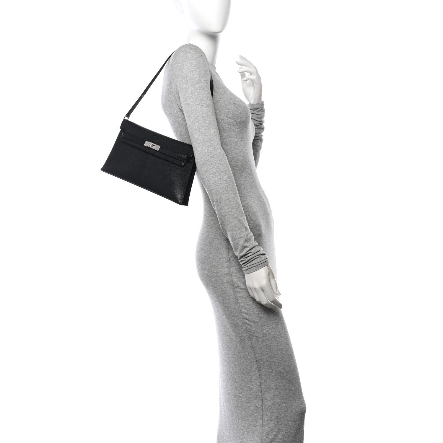 Hermes Chevre Chamkila Kelly Elan Black 2 of 11