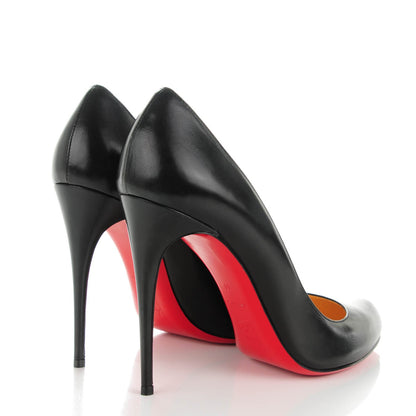 Christian Louboutin Kid Leather Dorissima 100 Pumps 41 Black 4 of 8