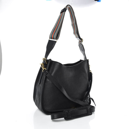 Prada Vitello Daino Hobo Black 4 of 11