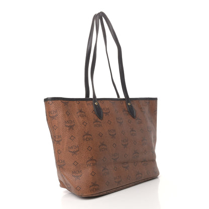 MCM Visetos Dog Bone Shopper Tote Brown 2 of 13