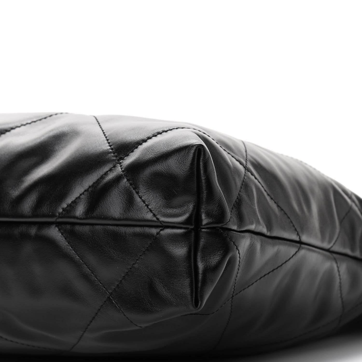 Chanel Shiny Calfskin Quilted Small Chanel 22 Black 11 of 11