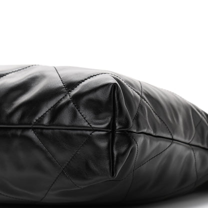 Chanel Shiny Calfskin Quilted Small Chanel 22 Black 11 of 11