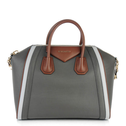 Givenchy Smooth Calfskin Medium Tri-Color Antigona Dark Grey 1 of 7