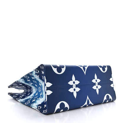 Louis Vuitton Monogram Escale Onthego GM Blue 4 of 10