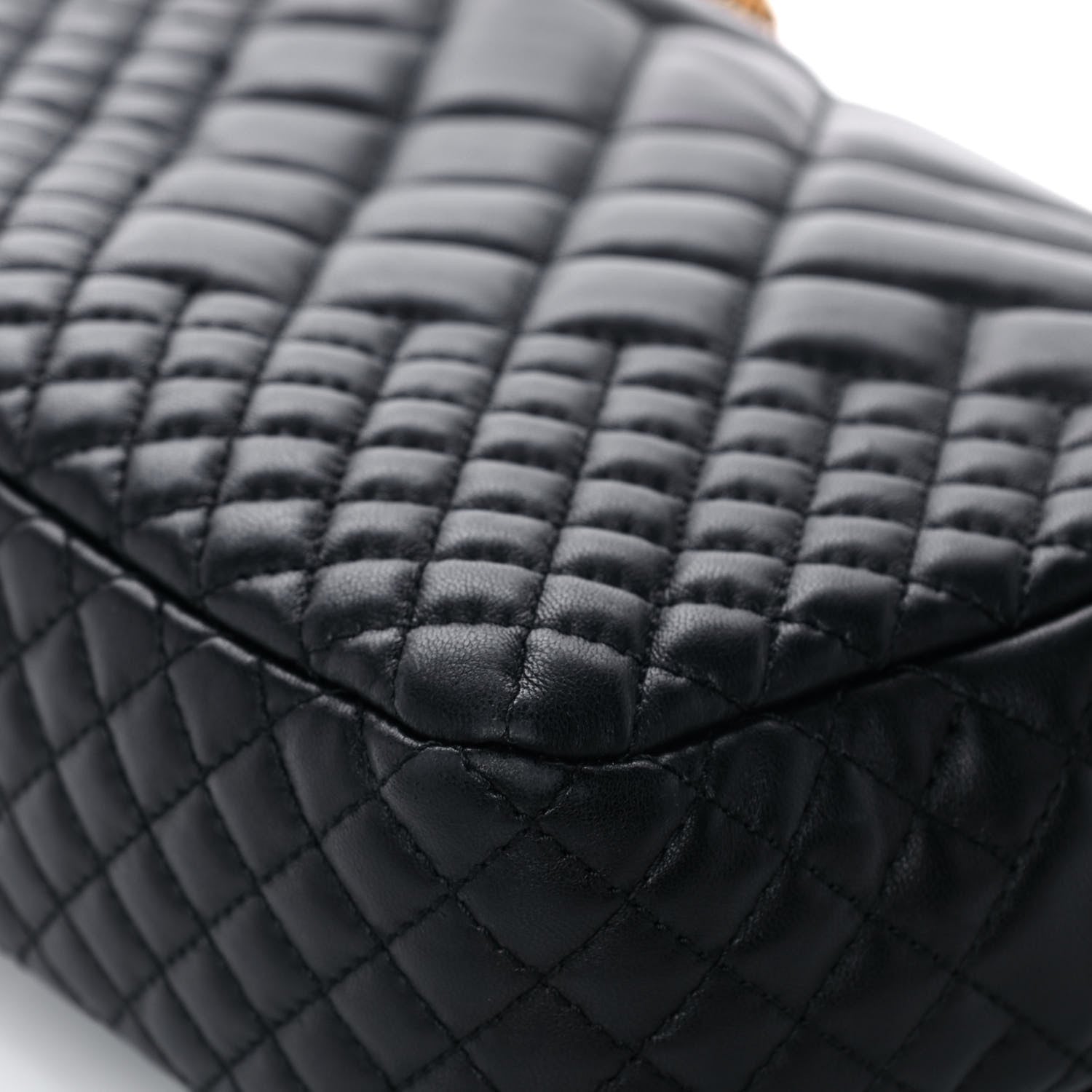 Versace Nappa Quilted Icon Shoulder Bag Black 9 of 15