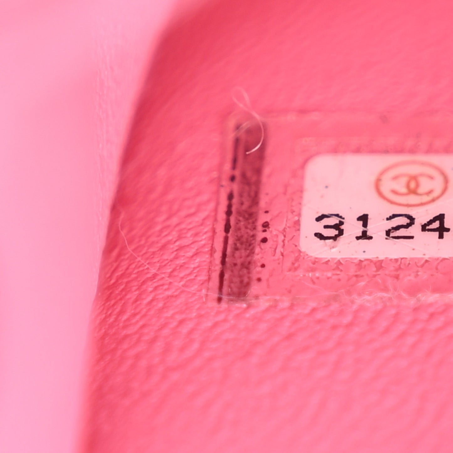 Goatskin Quilted Extra Mini Rainbow Coco Handle Flap Navy Blue