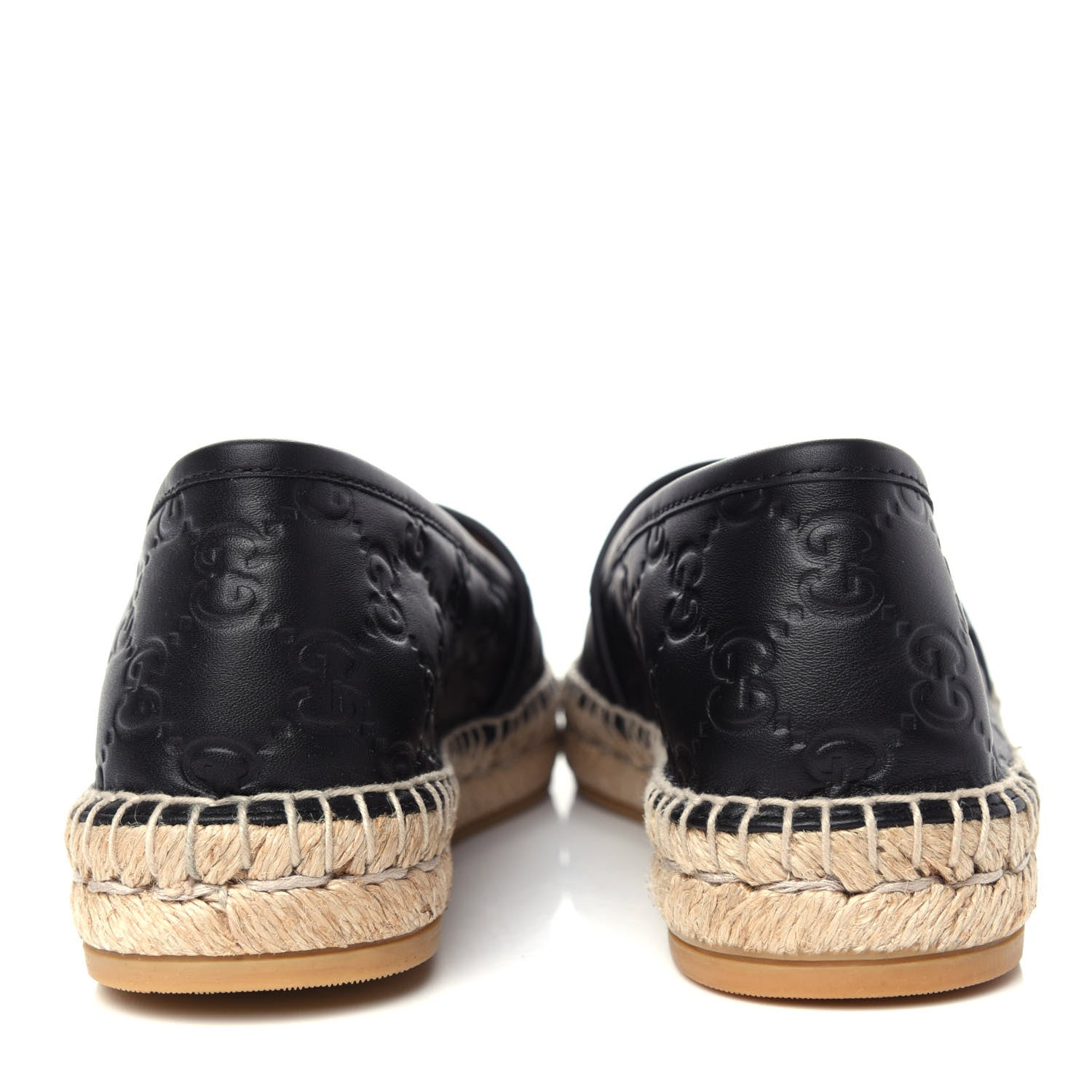 Gucci Guccissima Signature Espadrilles 36 Black 7 of 11