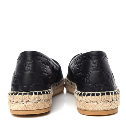 Gucci Guccissima Signature Espadrilles 36 Black 7 of 11
