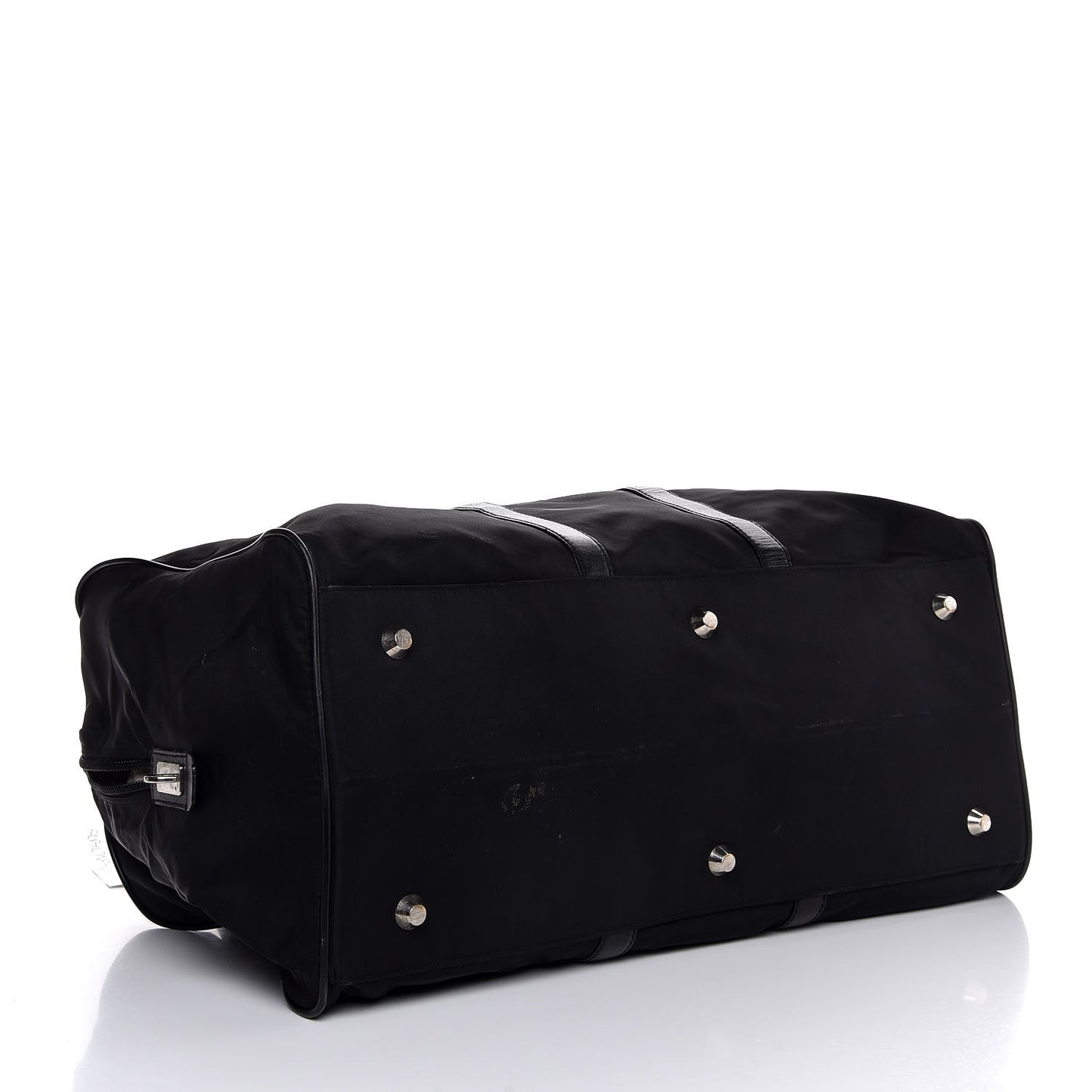 Tessuto Nylon Saffiano Duffel Bag Black