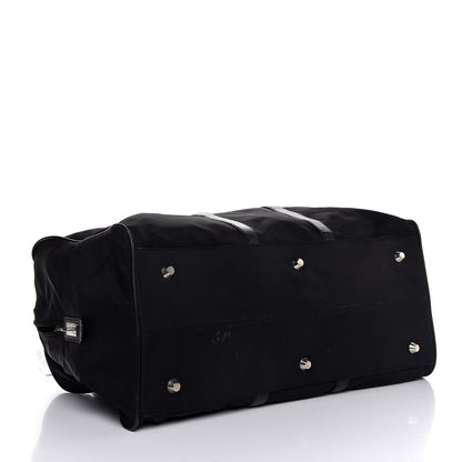 Prada Tessuto Nylon Saffiano Duffel Bag Black 4 of 10