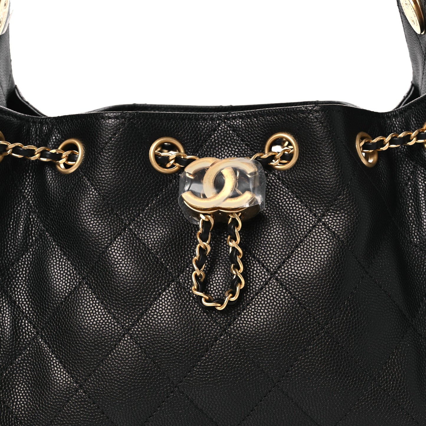 Caviar Quilted Mini Chanel 25 Handbag Black