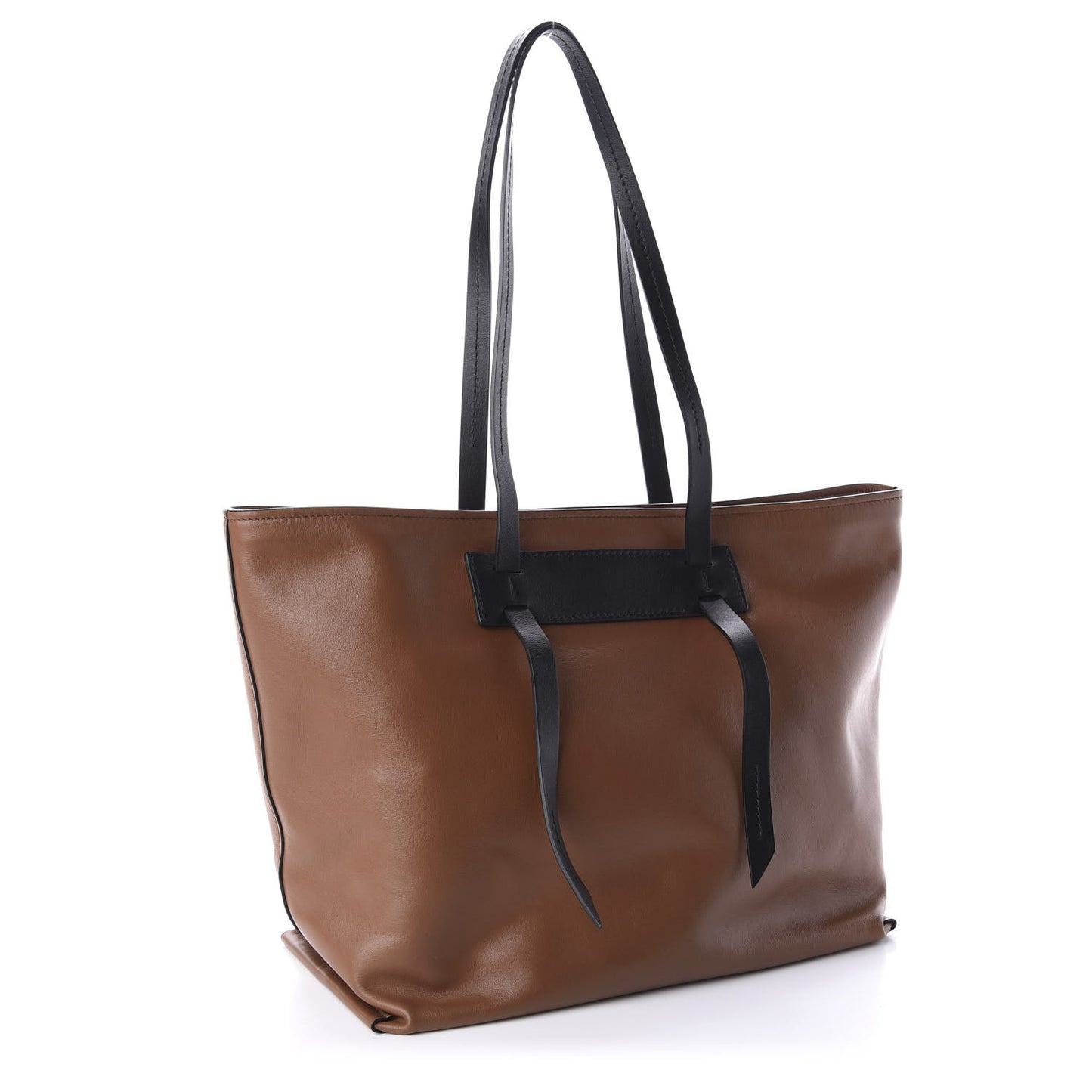 Grace Lux Tote Cognac Black