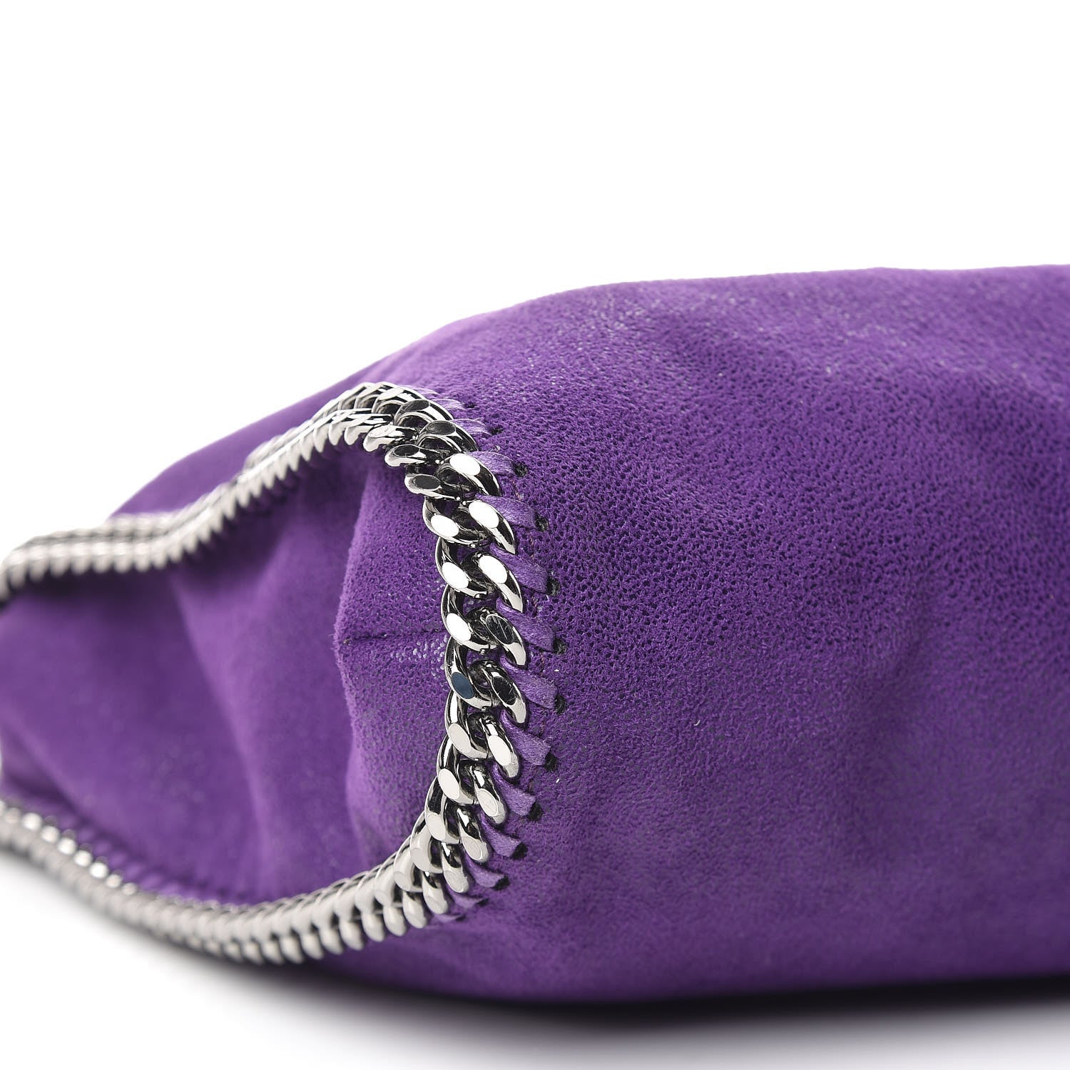 Stella McCartney Shaggy Deer Small Falabella Tote Purple 7 of 9
