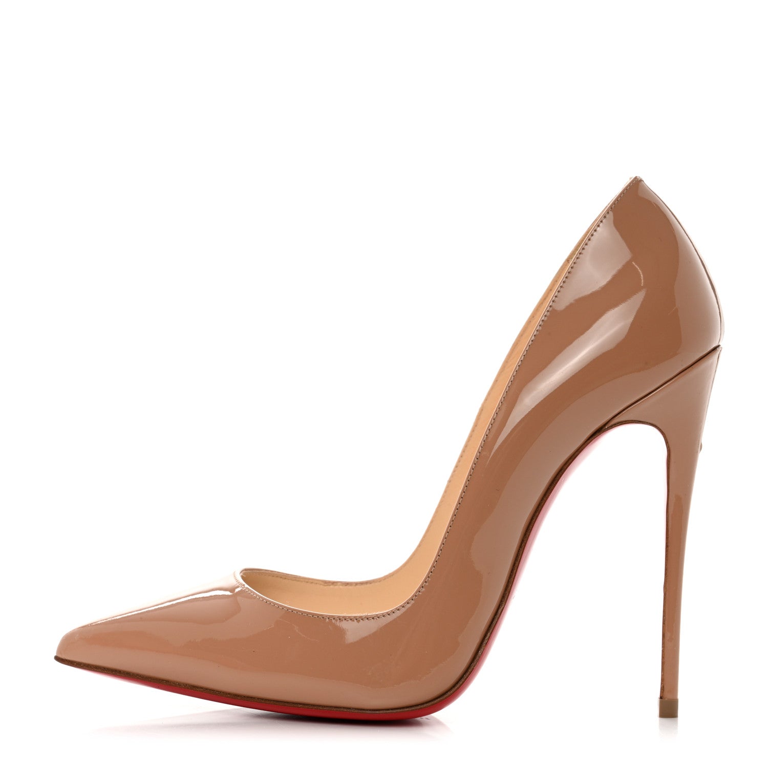 Christian Louboutin Patent So Kate 120 Pumps 36.5 Nude 1 of 7