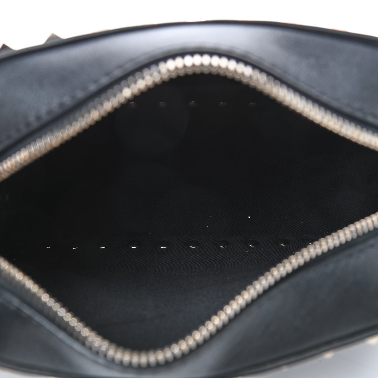 Valentino Garavani Calfskin Rockstud Camera Crossbody Bag Black 4 of 4